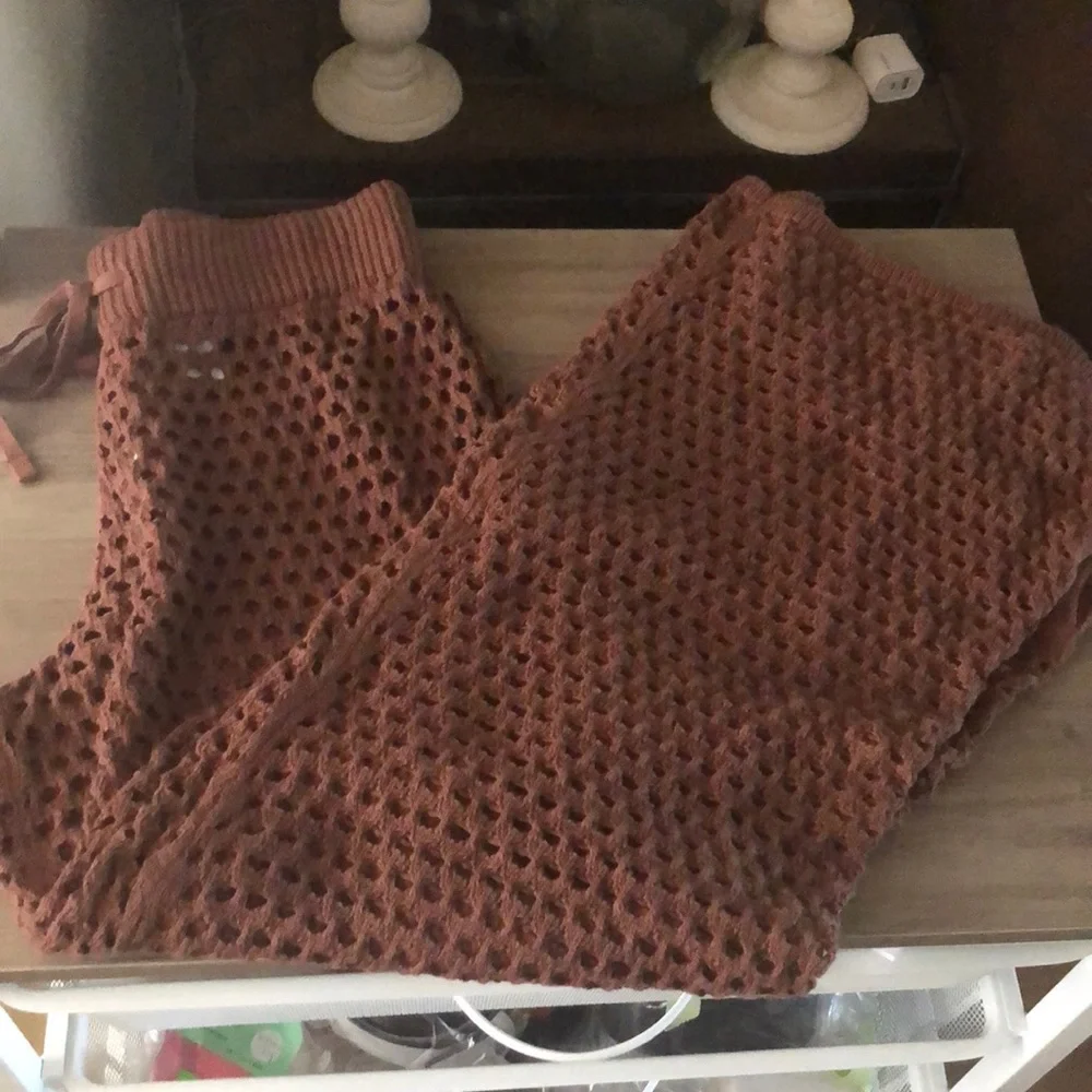 NWT Aerie Crochet Vacay Pant size M - Picture 2 of 11